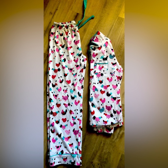 Women’s 2 pc Hatley turkey pajamas - Picture 2 of 6